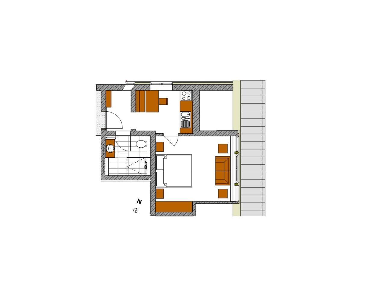 Gaestehaus Alpina Рицлерн Номер фото